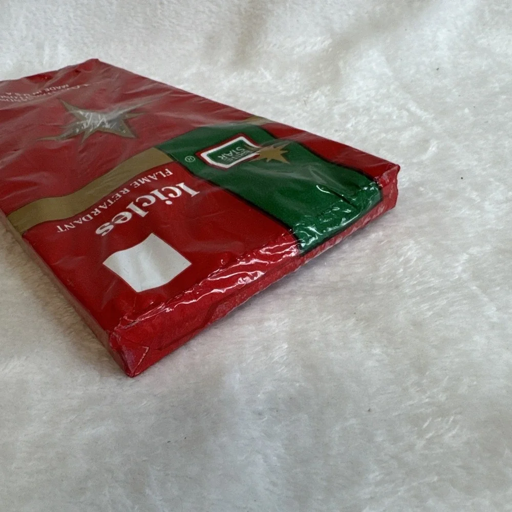 Brite Star Christmas Tinsel Icicles 1000 Strands Silver Flame‎ Retardant 18